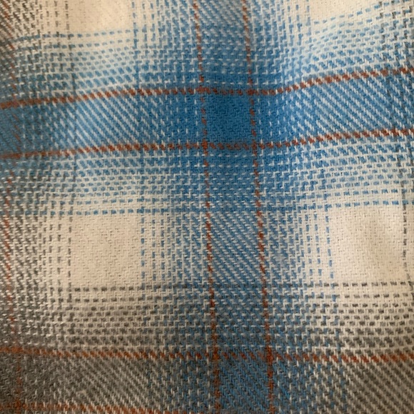 Trim Fit Plaid Flannel Button-Up Shirt - Picture 3 of 3